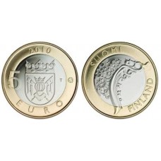 Finland 5 euro 2010 'Historische Provincies 1 - Varsinais-Suomi' Unc
